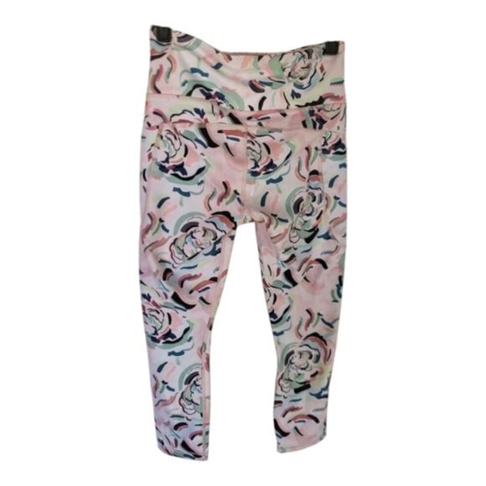 Athleta Women's Ultimate Stash II Capri color Elegance Floral Orchid Plus 3X New - Picture 11 of 16